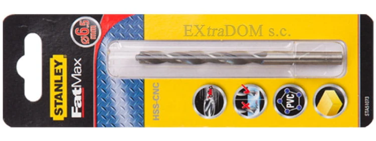 Wiertło do metalu 6,5mm Stanley FATMAX STA51073