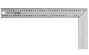 Kątownik stolarski Stanley z podziałką 200x400mm 456871