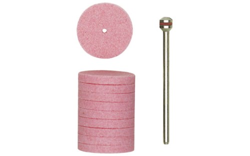 Tarcze szlifierskie Proxxon korundowe śr. 22mm kpl. 10 szt. 28302