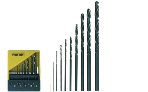 Wiertła precyzyjne Proxxon HSS kpl. 10 szt. 28874