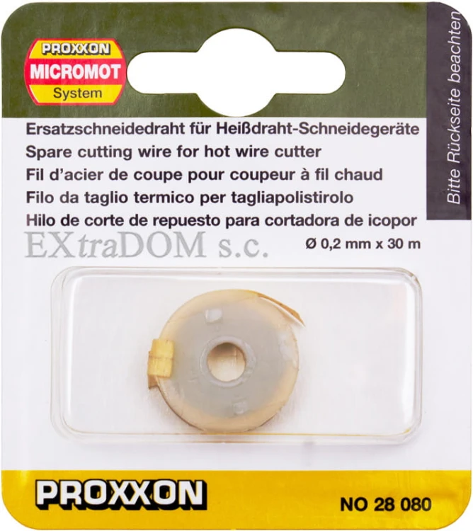 Drut tnący do wyrzynarki do styropianu Thermocut Proxxon