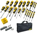 Zestaw wkrętaków Stanley kpl 42 szt + torba 621130