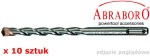 Wiertła do betonu 5/110mm pakiet 10 szt SDS Plus Abraboro AB00002301_10