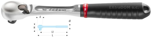 Grzechotka Facom 1/2"SL.161