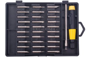Zestaw bitów z uchwytem do prac precyzyjnych kpl. 32cz. 64371