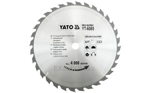 Tarcza do cięcia drewna Yato 400x30x32 - 6085
