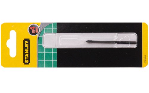Wiertło do szkła, ceramiki, glazury 4mm Stanley z uchwytem walcowym STA53227