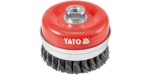 Szczotka czołowa Yato 100mm M14 drut splatany YT-4769