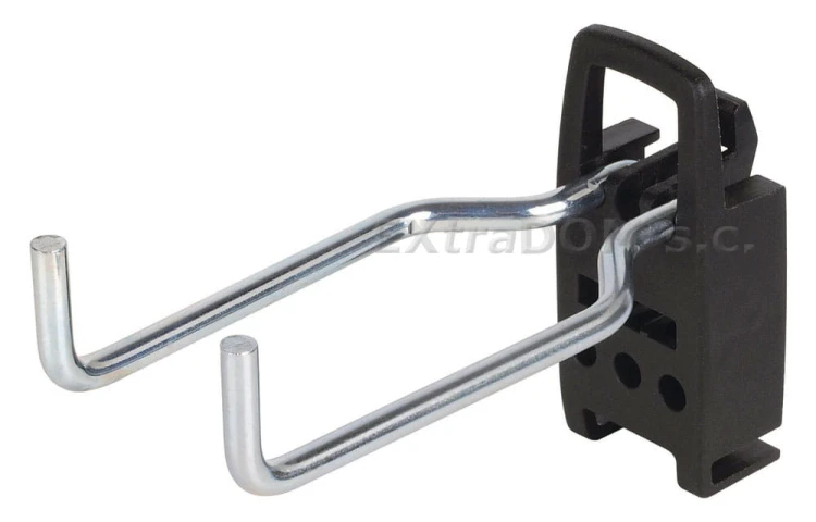 Haki podwójne do zawieszania narzędzi 60mm Wolfcraft kpl 3 szt 6094000
