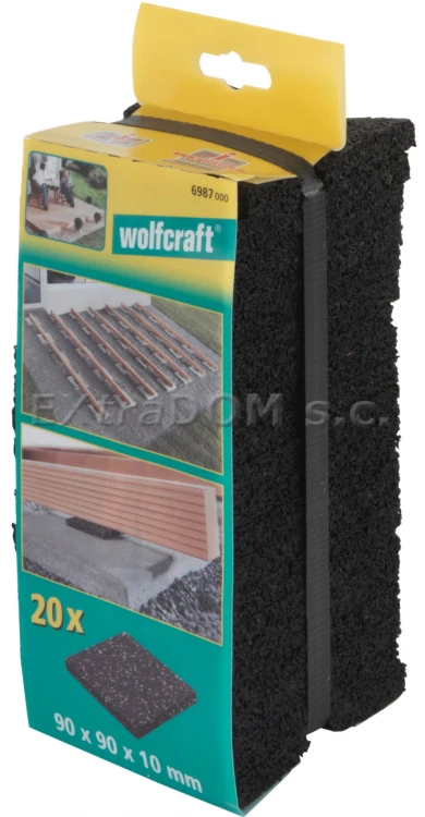  Dystansowe podkładki izolacyjne pod deski tarasowe Wolfcraft 6987000