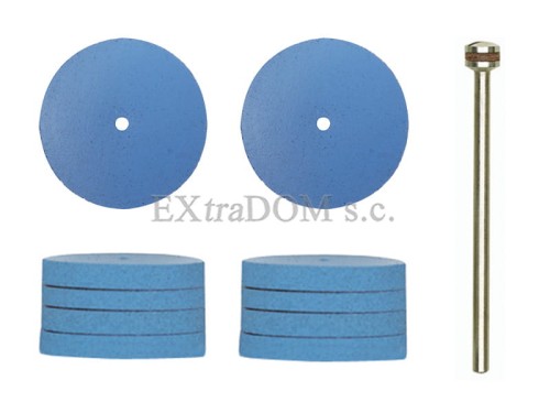 Polerki siIikonowe w kształcie koła śr. 22mm Proxxon kpl 10 szt 28294