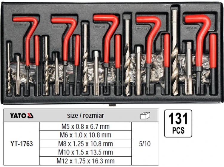 Zestaw Yato M5 - M12