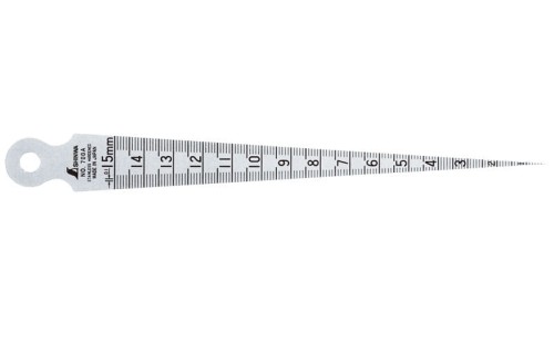 Miernik średnicy szczeliny 1-15mm, stal nierdzewna Shinwa 62600