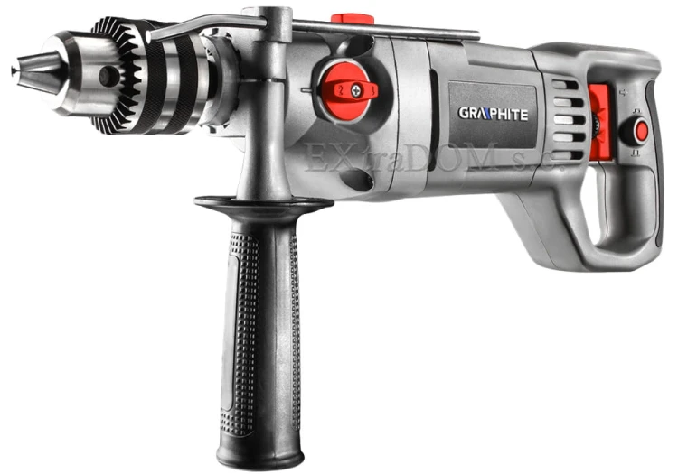 Wiertarka udarowa Graphite 2 biegi, 1050W 58G712