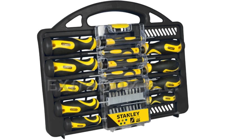  Wkrętaki Stanley Basic kpl 34 szt w etui 621410
