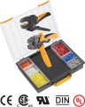 Zestaw - szczypce do zdejmowania izolacji i zaciskania końcówek kablowych + 3500 złącz Weidmüller Crimp-Set 4 