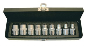 Klucze nasadowe YATO TORX 1/2" 9cz. - 0521