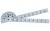 Kątomierz 10 cm, ø 40 stal nierdzewna Shinwa 62995