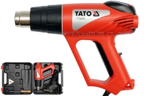 Yato opalarka 2000W 70~600°C +akcesoria wyświetlacz LCD YT-82293