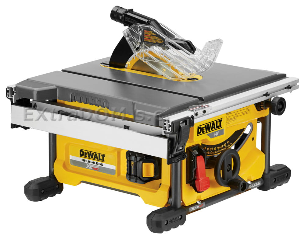 DEWALT pilarka stołowa akumulatorowa 210mm XR FlexVolt 54V DCS576N-XJ wersja zerowa bez akumulatora i ładowarki