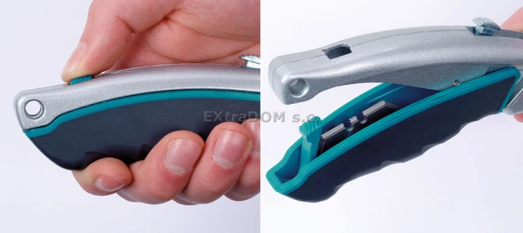 Nóż Wolfcraft z ostrzem trapezowym 4131000