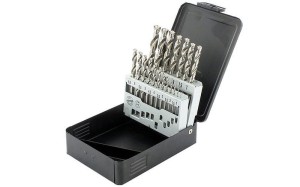 Wiertła do metalu Abraboro HSS-GS szlifowane kpl. 19 cz w kasecie 00141019