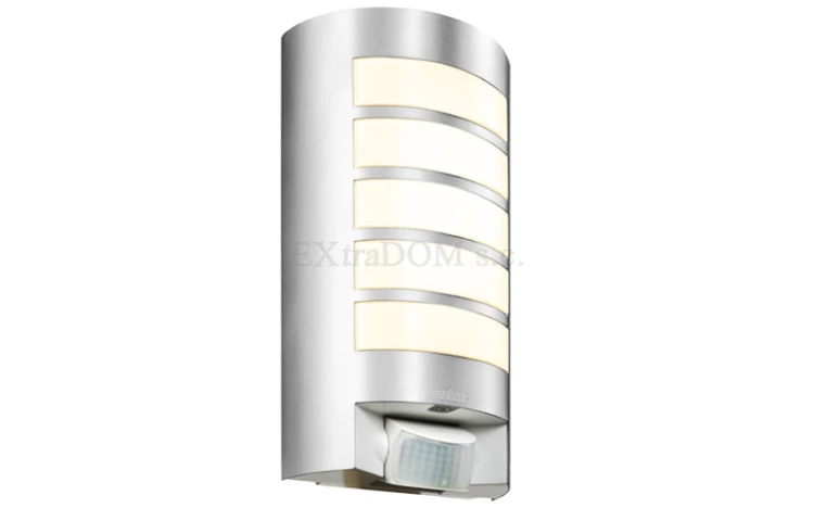 Lampa naścienna, oprawa aluminiowa z czujnikiem ruchu L 12 Steinel