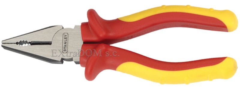  Szczypce izolowane Stanley kombinerki uniwersalne Maxsteel VDE 1000V 200mm 840020