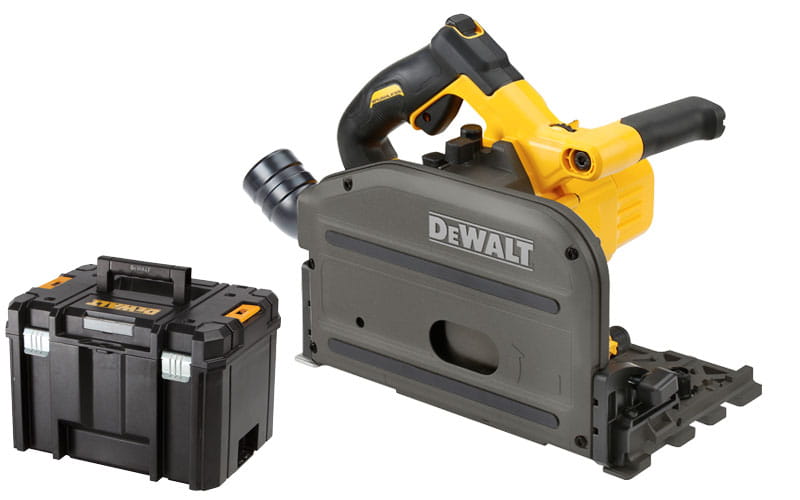 DEWALT zagłębiarka akumulatorowa 165mm XR FlexVolt 54V DCS520NT-XJ walizka TSTAK, wersja zerowa bez akumulatora i ładowarki