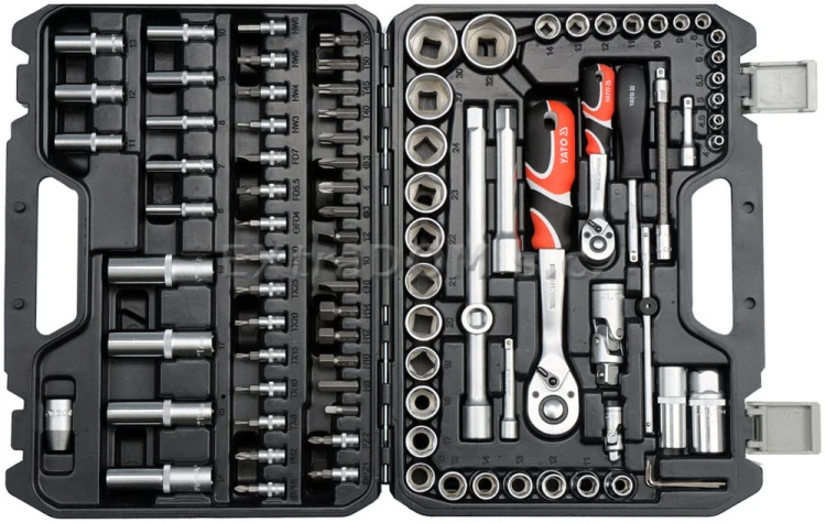 Zestaw narzędziowy YATO 1/2'' i 1/4'' 94cz YT-12681