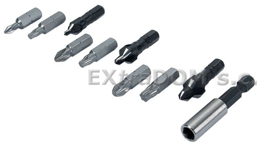 Zestaw bitów i fazowników Wolfcraft kpl 10 cz 2542000