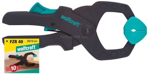 Ścisk z mechanizmem zapadkowym FZR 40 Wolfcraft 3615000