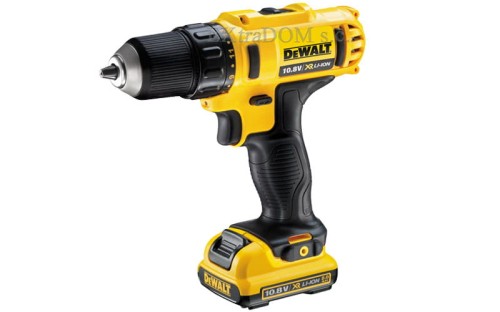 DEWALT wiertarko - wkrętarka 10,8V system XR uchwyt 10mm 2 biegi 24 Nm Li-Ion 2,0 Ah DCD710D2-QW
