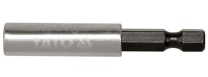 Uchwyt do bitów YATO magnetyczny 1/4" 60mm - 0465