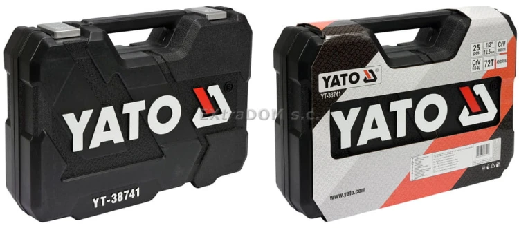 Zestaw narzędziowy Yato 1/2'' 25cz. w walizce 38741