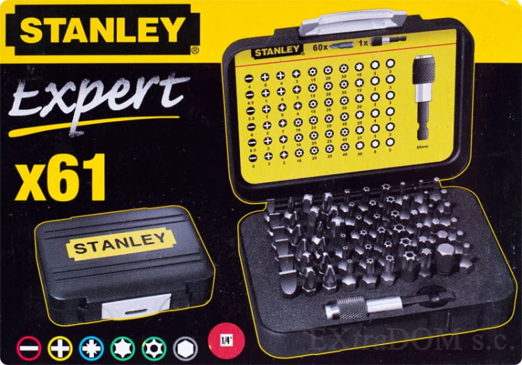 Stanley Zestaw bitów 61 cz. 13-902