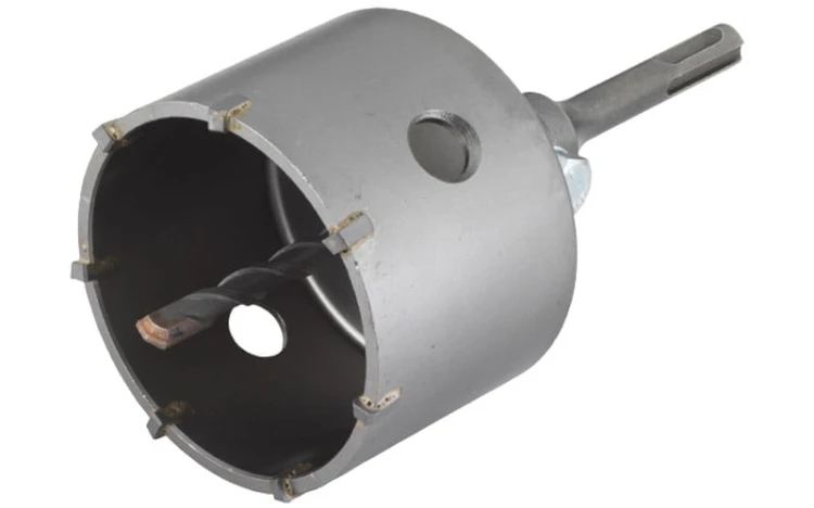 Otwornica trepanacyjna-korona wiertarska z trzpieniem SDS śr. 83mm Wolfcraft 5481000