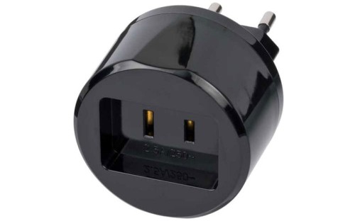 Adapter podróżny USA => Euro Brennenstuhl z bezpiecznikiem