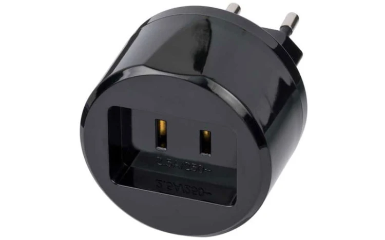 Adapter podróżny USA => Euro Brennenstuhl z bezpiecznikiem