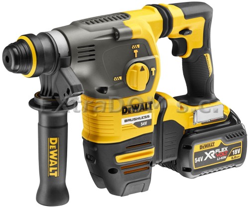 DEWALT Młotowiertarka akumulatorowa SDS-Plus XR FlexVolt 54V 2,8J DCH323T2-QW 2 aku. 6,0Ah, ładowarka i walizka TSTAK