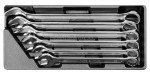 Zestaw narzędzi do szuflady 6 cz. - klucze płasko - oczkowe Yato YT-5532
