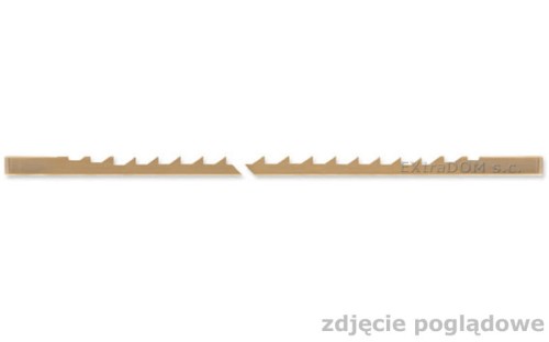 Brzeszczoty do twardego drewna SKIP rozm. 10 130mm 12,7 zęba/cal 12 szt. Pegas 90.411
