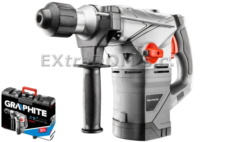 Młotowiertarka Graphite SDS+ 1500W 4,5J w walizce 58G862
