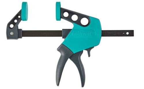 Ścisk stolarski jednoręczny EHZ EASY 75 firmy Wolfcraft 150mm 3020000