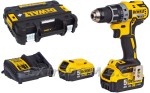 DEWALT wiertarko - wkrętarka 18V bezszczotkowa XR 2 bat 5,0Ah 13mm 2 biegi KUFER DCD791P2-QW