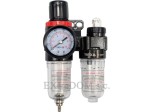 -25% Zespół filtrujacy, reduktor z manometrem i smarownicą Yato 1/4" 25cm3 YT-2384