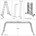  Wielofunkcyjna drabina aluminiowa 4x3 ,12 szczebli, długość do 3,4m Vorel