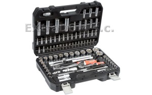 Zestaw narzędziowy YATO komplet narzędziowy 1/2'' i 1/4''  94 cz. YT-12681