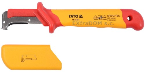 Izolowany nóż dla elektryków 38x155mm VDE YATO YT-21211