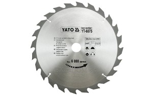 Tarcza do cięcia drewna Yato 300x30x24 - 6075